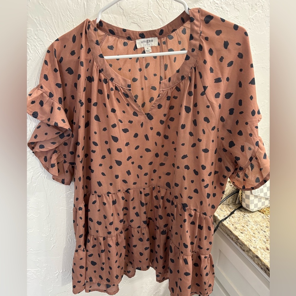 Cheetah print top